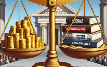 The Influence of Corporate Donations on Political Accountability