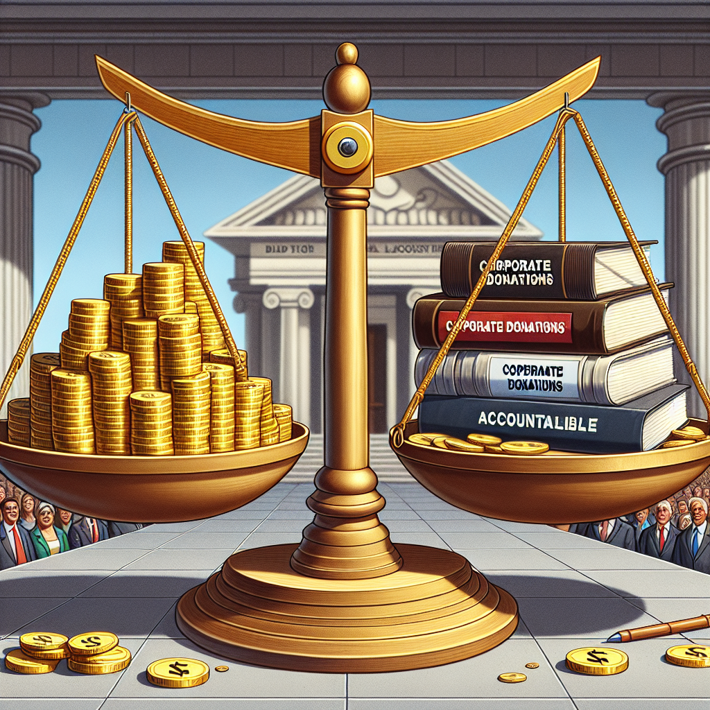 The Influence of Corporate Donations on Political Accountability