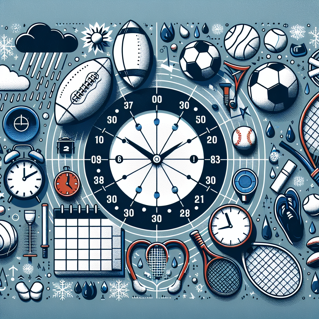 Navigating Changes in Sports Schedules Due to Weather