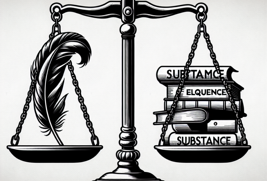 The Importance of Substance Over Style in Political Debates