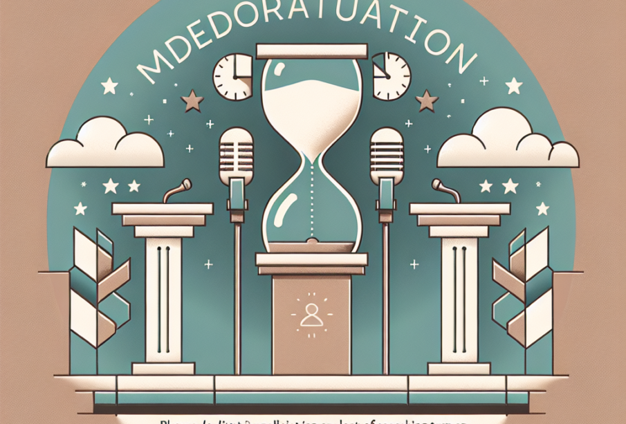 The Role of Moderators in Political Debates